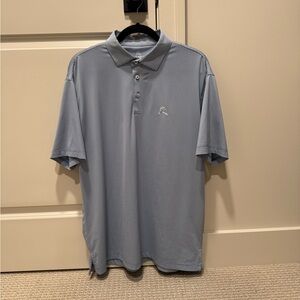 Rhoback Blue Polo Shirt Classic Design